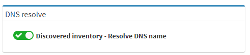 DNS resolve