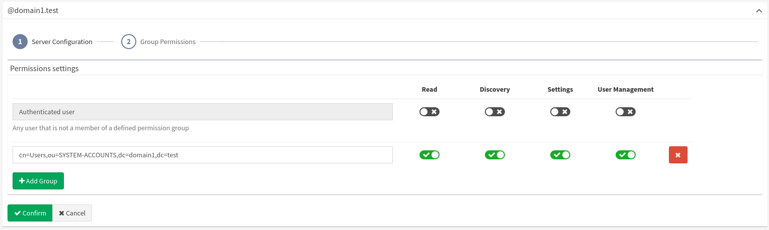 LDAP-group-permissions