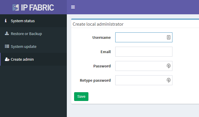 create local administrator